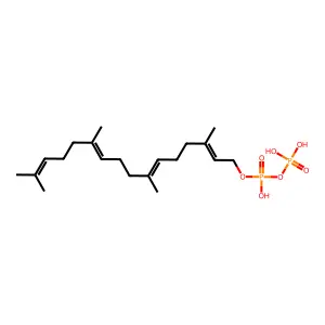 香叶基香叶基焦磷酸 structure