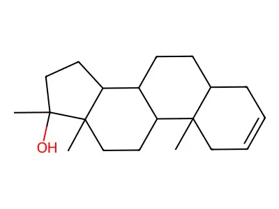 17-Methylandrost-2-en-17-ol structure