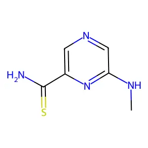 6-(甲基氨基)-2-硫代甲酰胺 structure