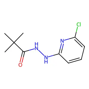 N'-(6-chloropyridin-2-yl)-2,2-dimethylpropanehydrazide structure