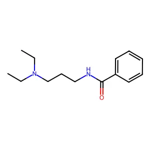 N-[3-(diethylamino)propyl]benzamide structure