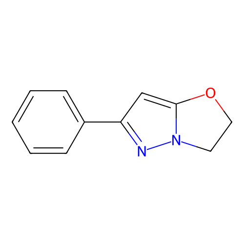 Pyrazolo[5,1-b]oxazole, 2,3-dihydro-6-phenyl- structure