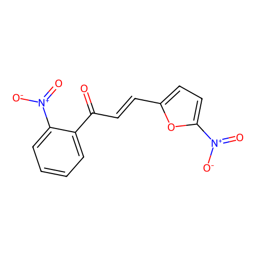 (2E)-3-(5-Nitrofuran-2-yl)-1-(2-nitrophenyl)prop-2-en-1-one structure