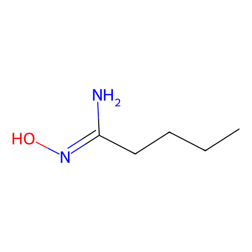 N-Hydroxy-pentanamidine structure