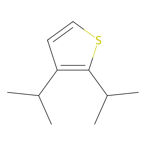 Thiophene, 2,3-diisopropyl structure