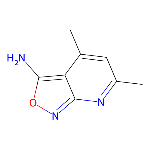 4,6-Dimethylisoxazolo[3,4-b]pyridin-3-amine structure