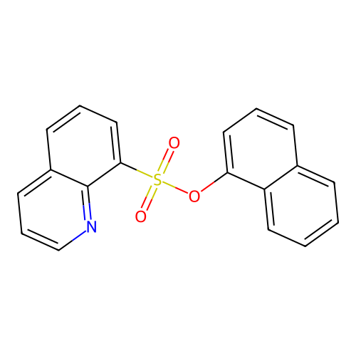 Naphthalen-1-yl quinoline-8-sulfonate structure