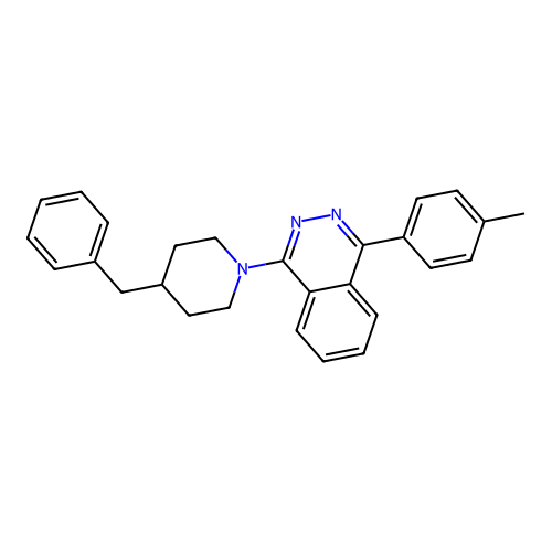 1-(4-Benzylpiperidin-1-yl)-4-(4-methylphenyl)phthalazine structure