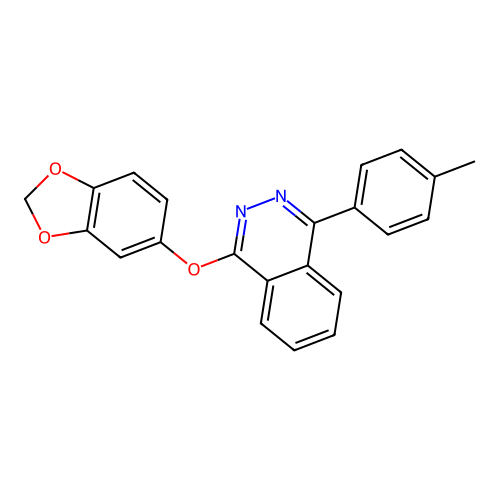 1-(Benzo[d][1,3]dioxol-5-yloxy)-4-(p-tolyl)phthalazine structure