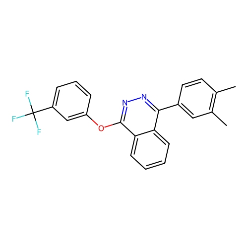 1-(3,4-Dimethylphenyl)-4-[3-(trifluoromethyl)phenoxy]phthalazine structure