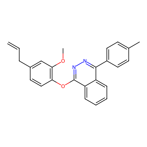 1-(4-Allyl-2-methoxyphenoxy)-4-(p-tolyl)phthalazine structure
