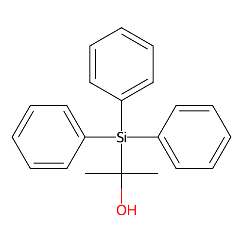 2-(Triphenylsilyl)-2-propanol structure