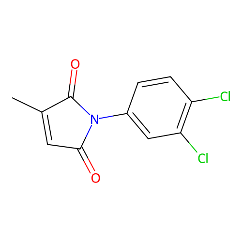 1-(3,4-dichlorophenyl)-3-methyl-1H-pyrrole-2,5-dione structure