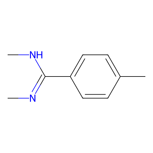N,N',4-trimethylbenzenecarboximidamide structure