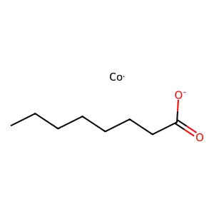 Octanoic acid, cobalt salt (1:?) structure