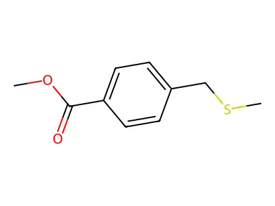 Methyl 4-[(methylthio)methyl]benzoate structure