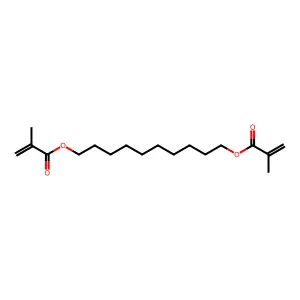 1,10-Decamethylene dimethacrylate structure