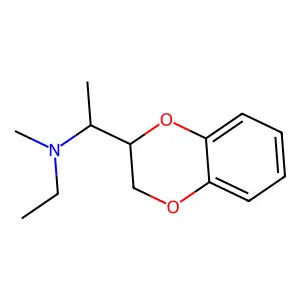 1,4-Benzodioxan, 2-(1-(ethylmethylamino)ethyl)- structure