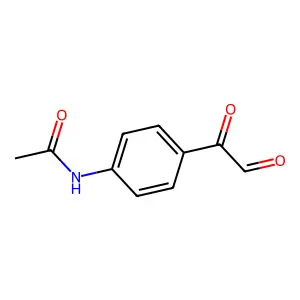 N-(4-(2-Oxoacetyl)phenyl)acetamide structure
