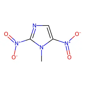 1-Methyl-2,5-dinitro-1H-imidazole structure