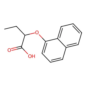 (R)-2-(Naphthalen-1-yloxy)butanoic acid structure