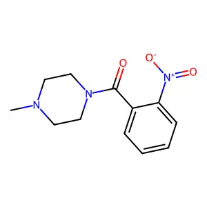 (4-Methylpiperazin-1-yl)(2-nitrophenyl)methanone structure