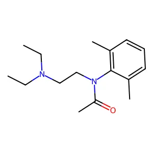 N-(2-(Diethylamino)ethyl)-N-(2,6-dimethylphenyl)acetamide structure