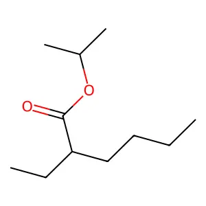 Propan-2-yl 2-ethylhexanoate structure