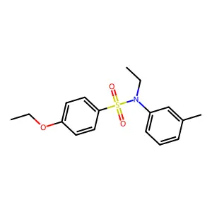 4-ethoxy-N-ethyl-N-(3-methylphenyl)benzenesulfonamide structure