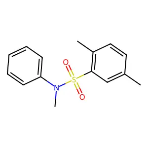 N,2,5-trimethyl-N-phenylbenzenesulfonamide structure