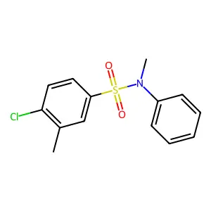 4-chloro-N,3-dimethyl-N-phenylbenzenesulfonamide structure