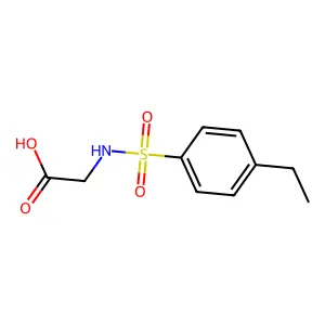 N-[(4-Ethylphenyl)sulfonyl]glycine structure