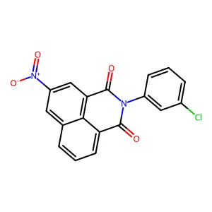 2-(3-Chlorophenyl)-5-nitrobenzo[de]isoquinoline-1,3-dione structure