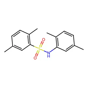 N-(2,5-dimethylphenyl)-2,5-dimethylbenzenesulfonamide structure