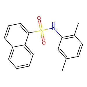 N-(2,5-dimethylphenyl)naphthalene-1-sulfonamide structure