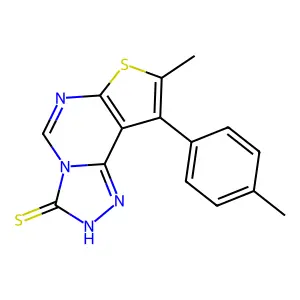11-methyl-12-(4-methylphenyl)-10-thia-3,4,6,8-tetraazatricyclo[7.3.0.0^{2,6}]dodeca-1(9),2,4,7,11-pentaene-5-thiol structure