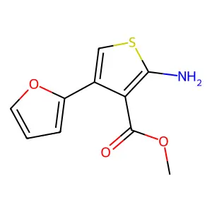 Methyl 2-amino-4-(furan-2-yl)thiophene-3-carboxylate structure