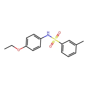 N-(4-ethoxyphenyl)-3-methylbenzenesulfonamide structure