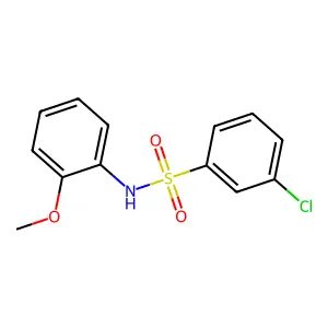 3-chloro-N-(2-methoxyphenyl)benzenesulfonamide structure