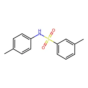 3-methyl-N-(4-methylphenyl)benzenesulfonamide structure