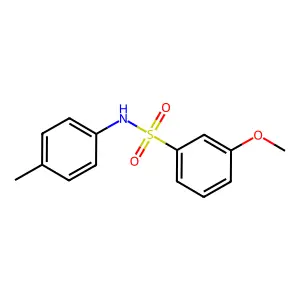 3-methoxy-N-(p-tolyl)benzenesulfonamide structure