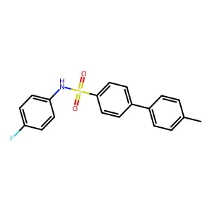 N-(4-fluorophenyl)-4'-methyl-[1,1'-biphenyl]-4-sulfonamide structure