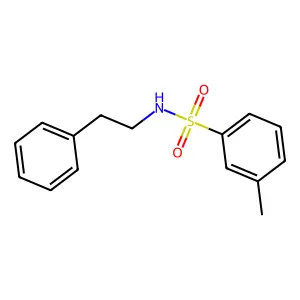 3-methyl-N-phenethylbenzenesulfonamide structure