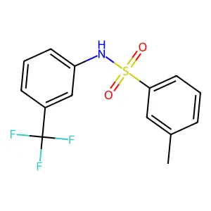 3-methyl-N-(3-(trifluoromethyl)phenyl)benzenesulfonamide structure