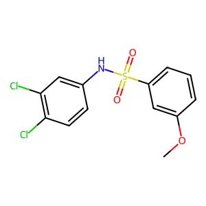 N-(3,4-dichlorophenyl)-3-methoxybenzenesulfonamide structure