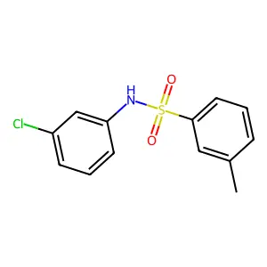 N-(3-chlorophenyl)-3-methylbenzenesulfonamide structure