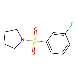 1-(3-Fluorophenyl)sulfonylpyrrolidine structure