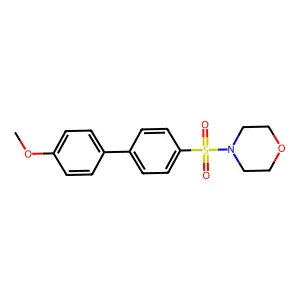 4-{[4-(4-Methoxyphenyl)phenyl]sulfonyl}morpholine structure