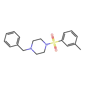 1-Benzyl-4-(m-tolylsulfonyl)piperazine structure