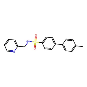 4-(4-methylphenyl)-N-(pyridin-2-ylmethyl)benzenesulfonamide structure
